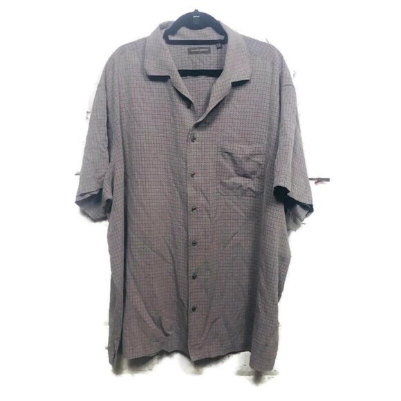 Joseph abound men’s plaid button down short sleeve 3X - Picture 12 of 12